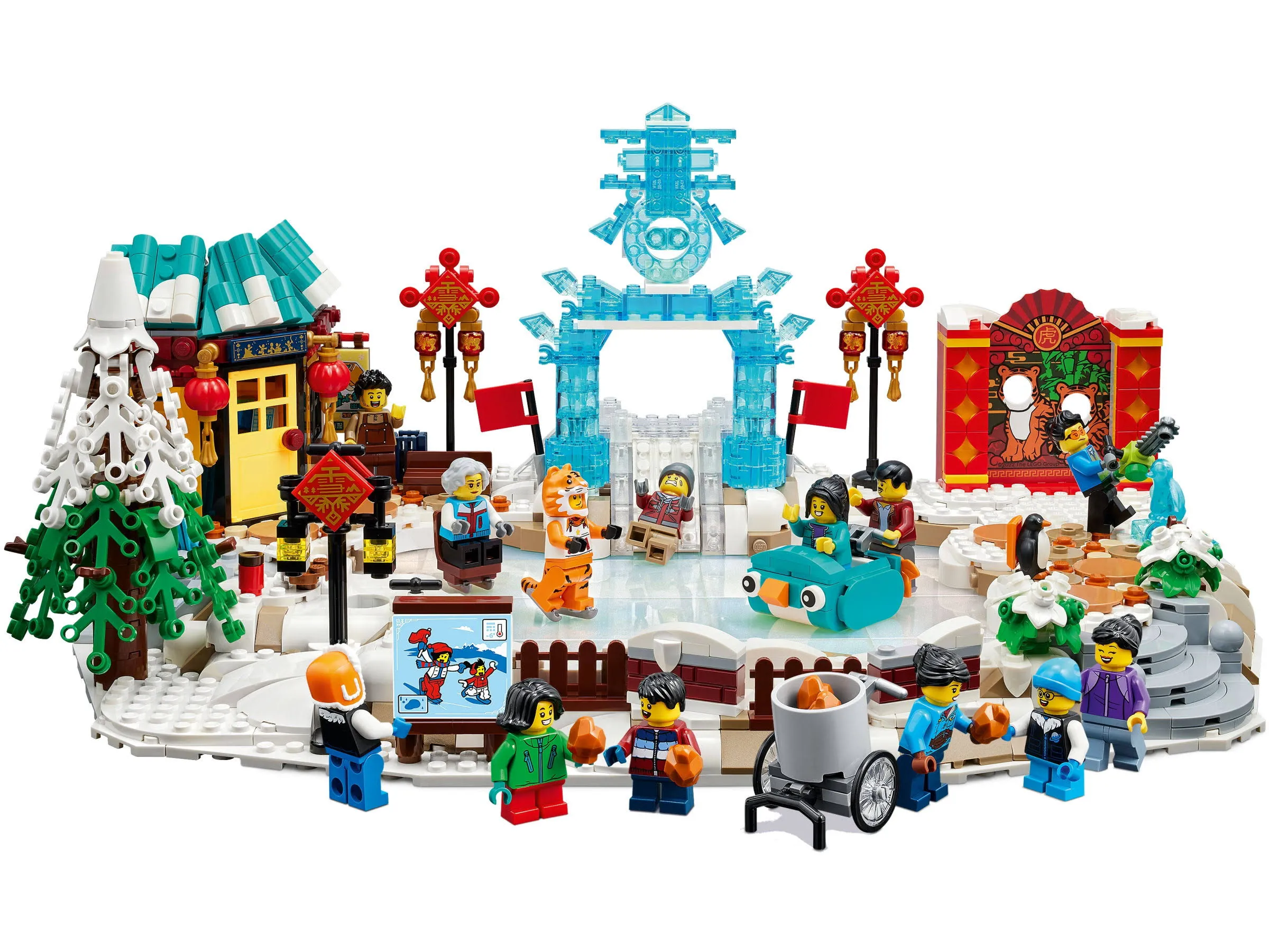 LEGO 80109 NOWY ROK KSIĘŻYCOWY - FESTIWAL LODU