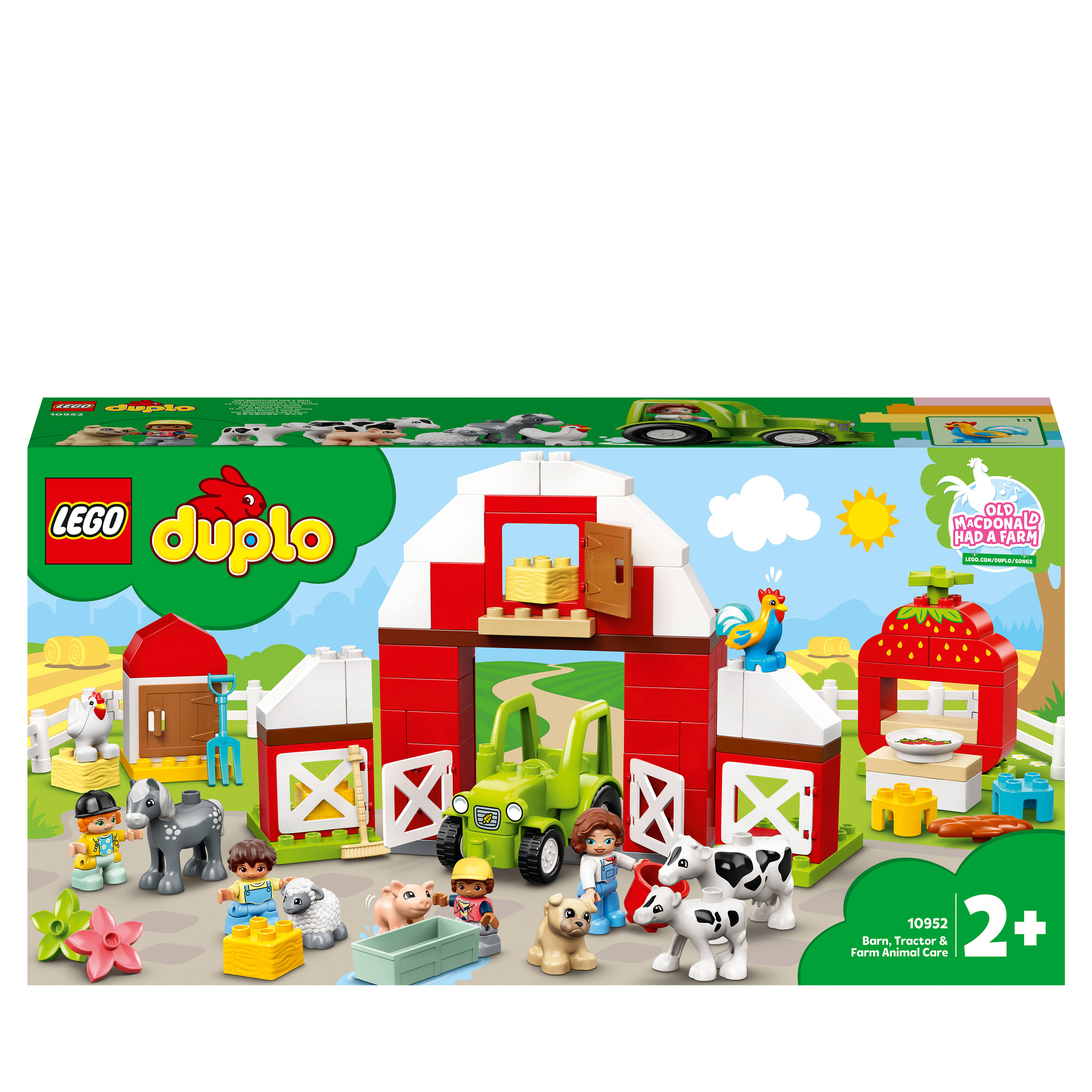 LEGO DUPLO 10952 Stodoła, traktor i zwierzęta gospodarskie
