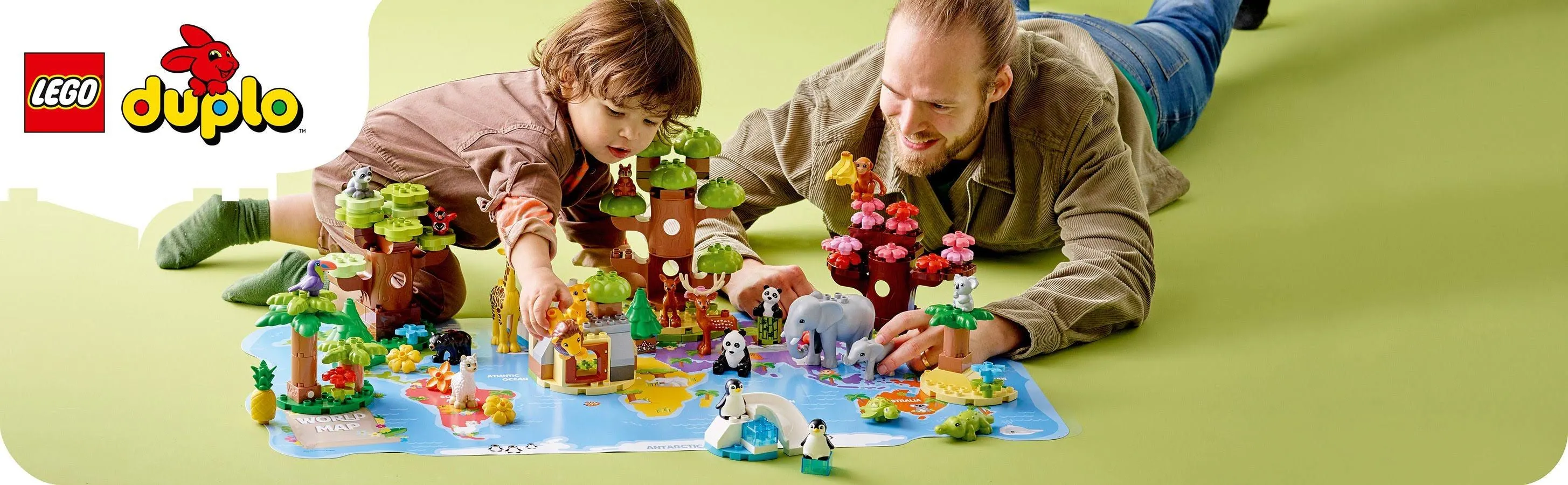 LEGO DUPLO, Klocki Dzikie Zwierzęta świata, 10975