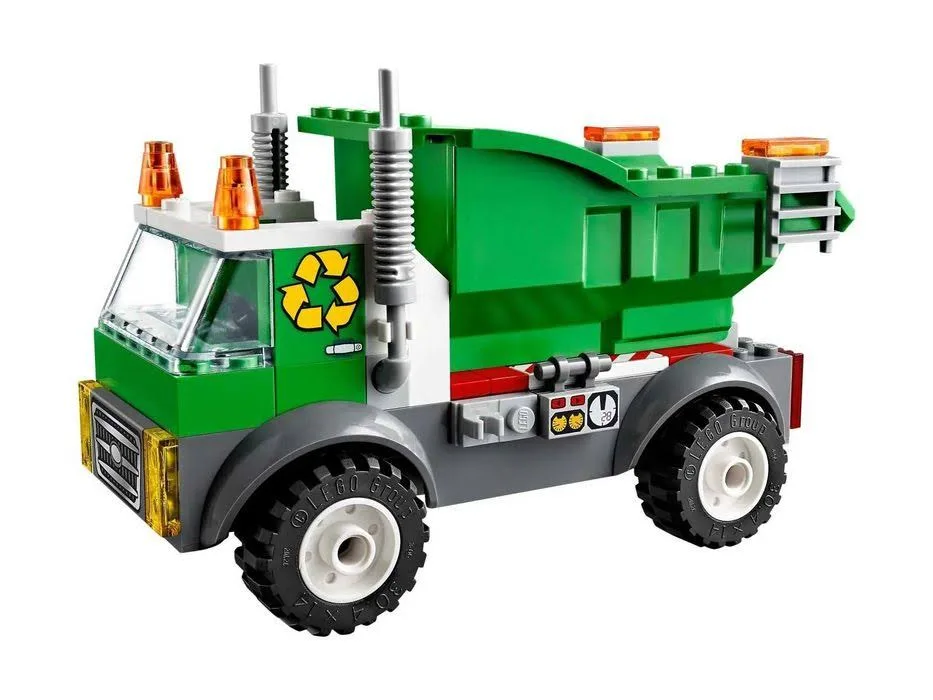 LEGO Juniors 10680 - Śmieciarka - Komplet 100%