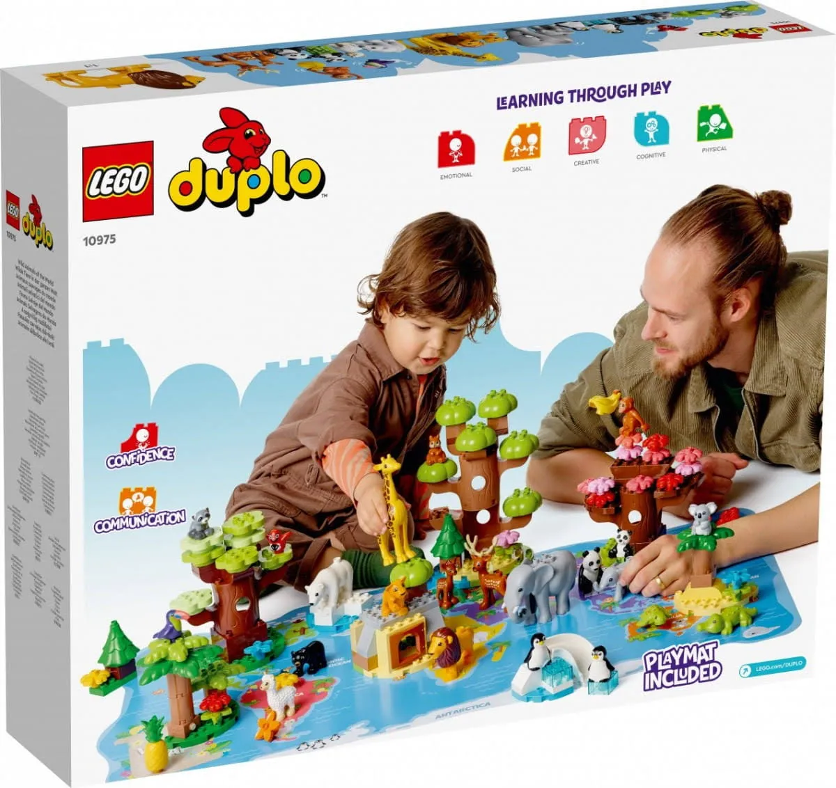 LEGO Klocki DUPLO 10975 Dzikie zwierzęta świata