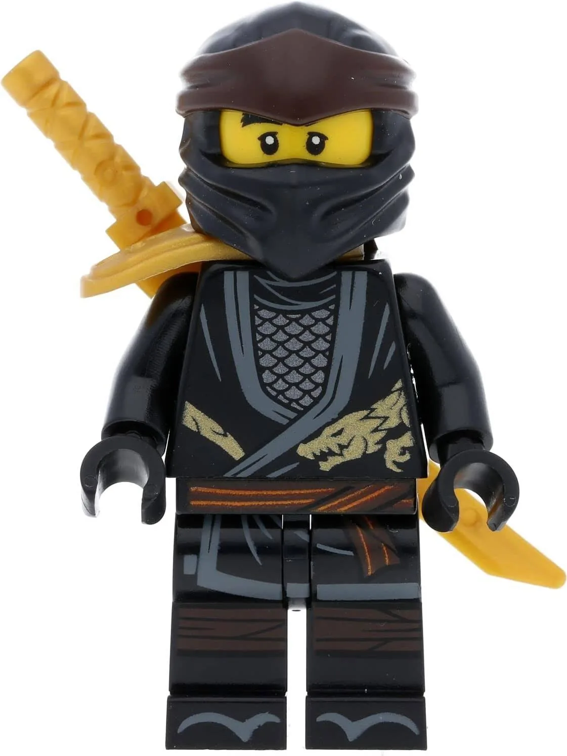 LEGO Ninjago Minifigurka Cole (Legacy) ze zbroją na ramię i bronią