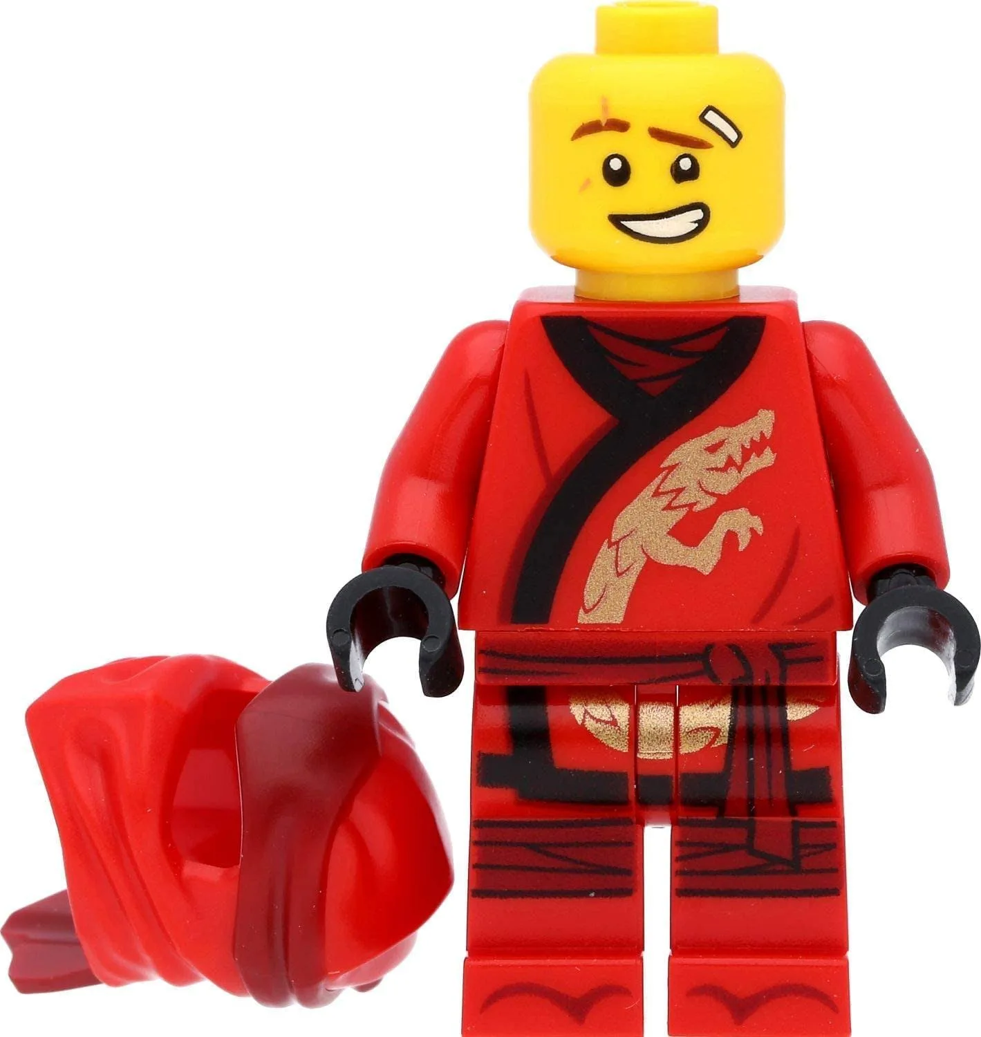 LEGO Ninjago Minifigurka Kai (Legacy) z zbroją na ramię i mieczami