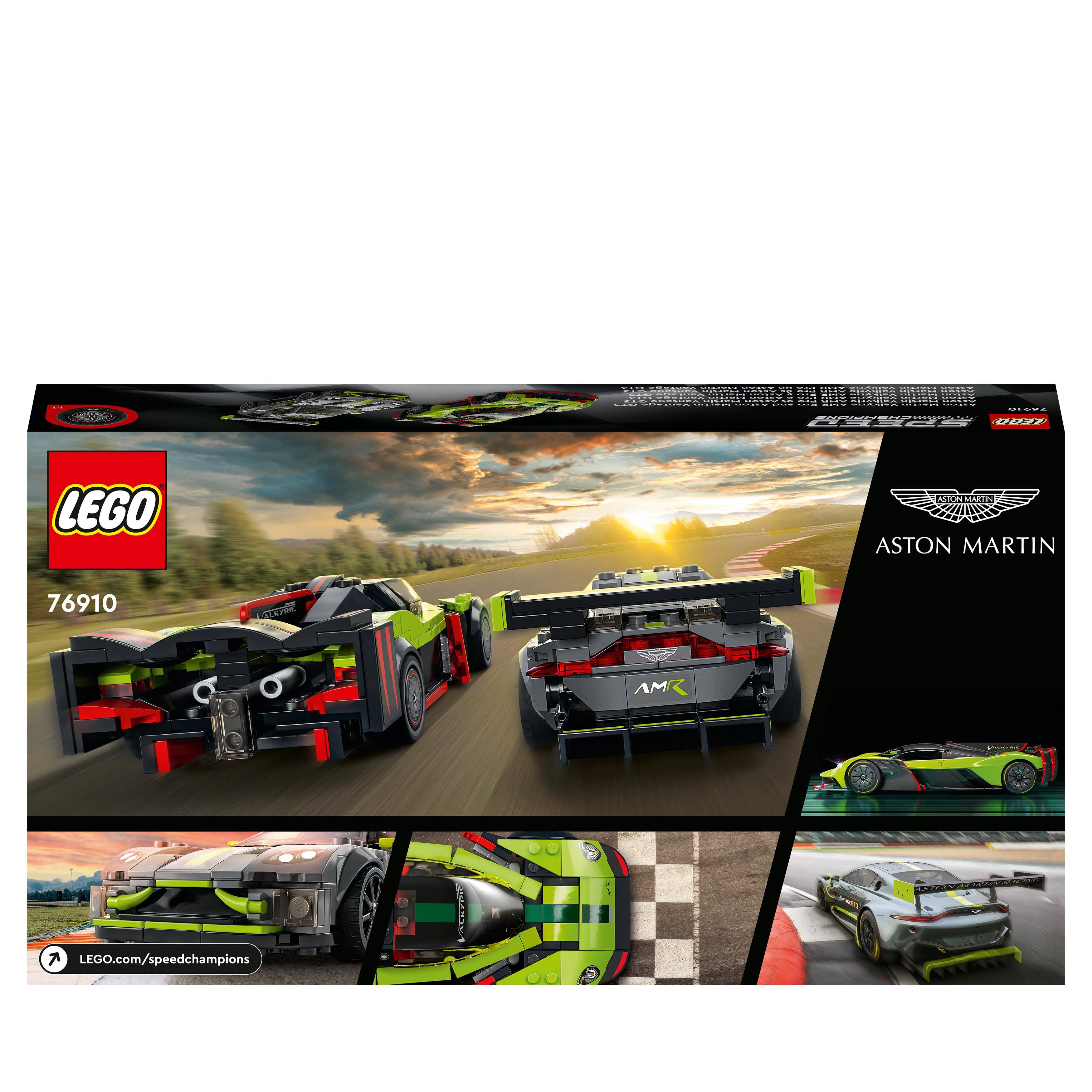 LEGO (76910) Speed Champions - Aston Martin Valkyrie AMR Pro i Aston Martin Vantage GT3