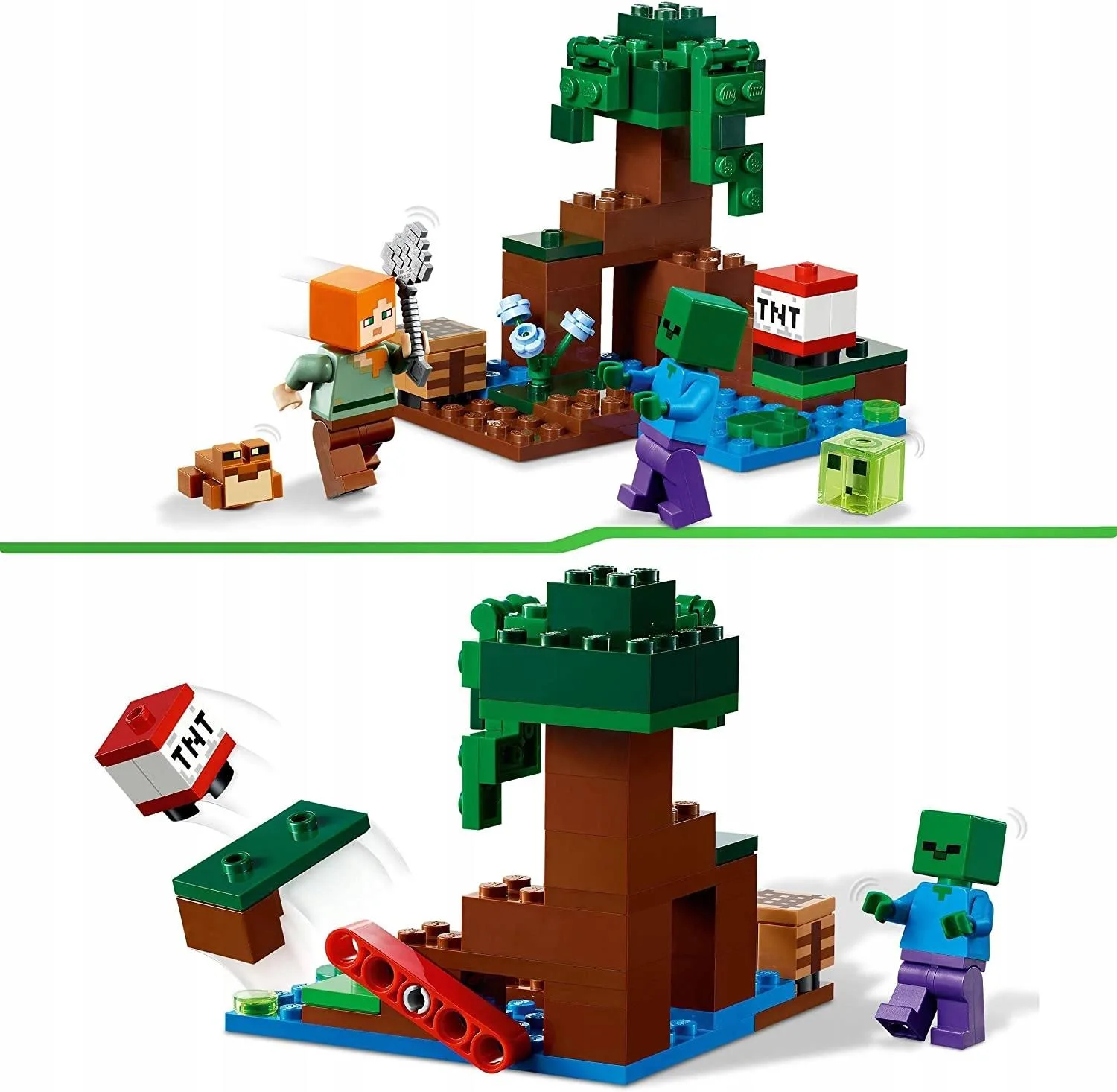 Lego 21240 Minecraft Przygoda na mokradłach