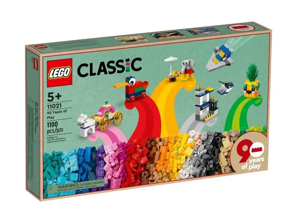 Lego Classic 11021 - 90 lat zabawy / 1100 elementów - NOWY