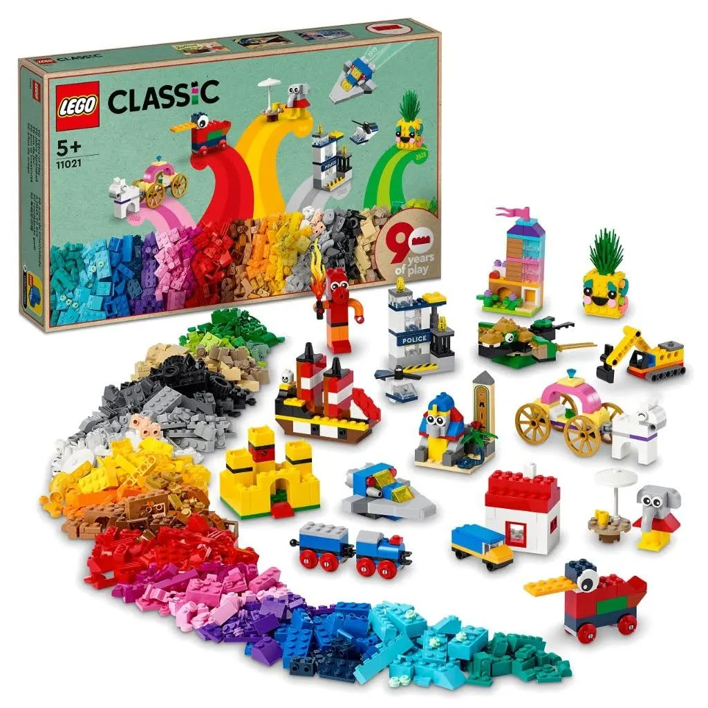 Lego Classic 11021 - 90 lat zabawy / 1100 elementów - NOWY