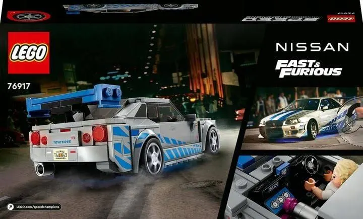 Lego Speed champions nissan skyline gt-r r34 76917 .