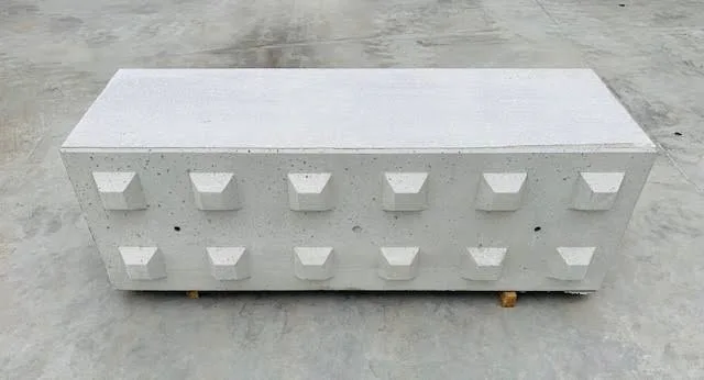 Lego blok mur betonowy zasieki bloczek zapora ściana od 60 do 240 cm