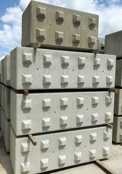 Lego blok mur betonowy zasieki bloczek zapora ściana od 60 do 240 cm