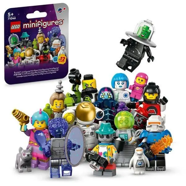 Lego minifigures 71046 minifigurki seria 26 zestaw 3 sztuk lego + torba