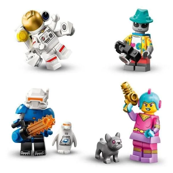 Lego minifigures 71046 minifigurki seria 26 zestaw 3 sztuk lego + torba