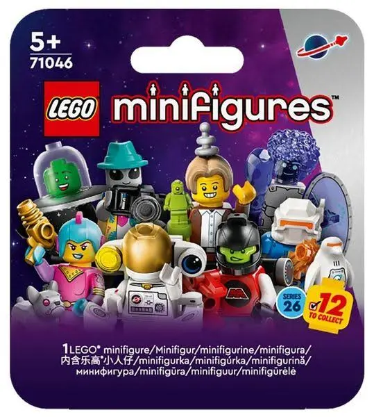 Lego minifigures 71046 minifigurki seria 26 zestaw 3 sztuk lego + torba