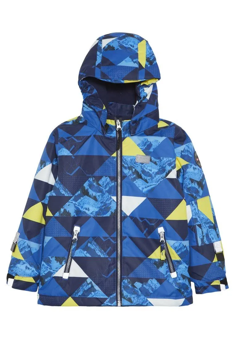 Legowear Kurtka zimowa Jordan 721" w kolorze niebiesko-żółtym rozmiar: 104