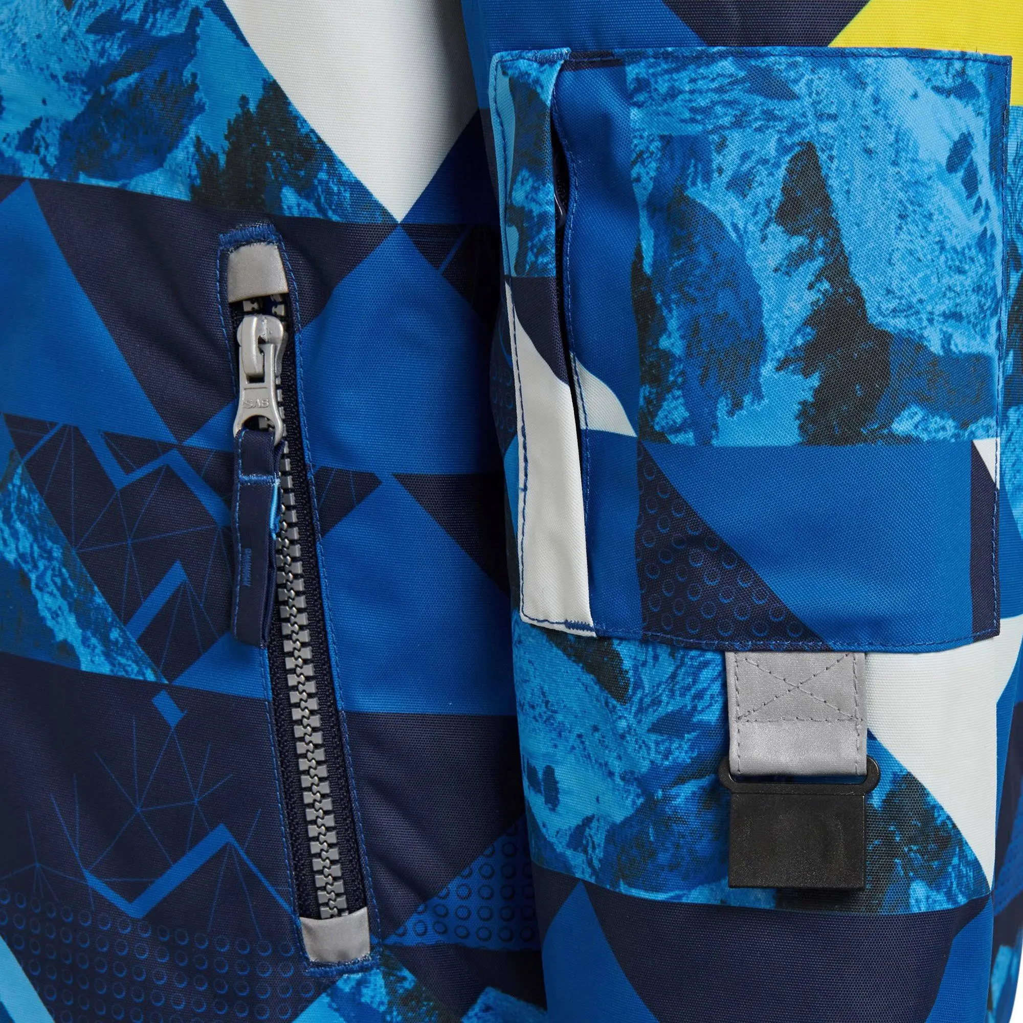 Legowear Kurtka zimowa Jordan 721" w kolorze niebiesko-żółtym rozmiar: 104