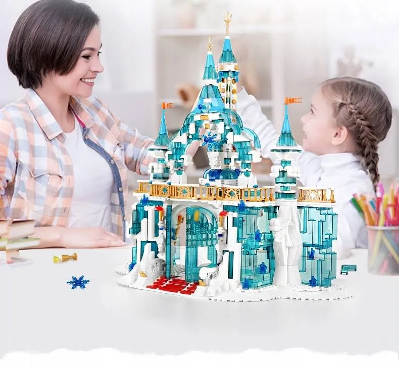 Lodowy Zamek Klocki 11007 Mould King 1098 elementów Kraina Lodu
