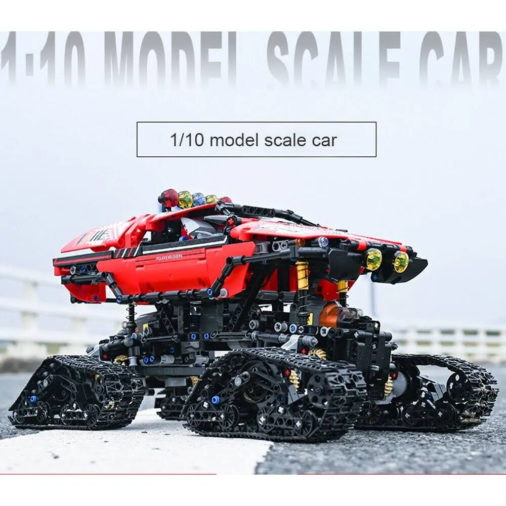 Mould King 18010 RC Explorador Polarkettenfahrzeug