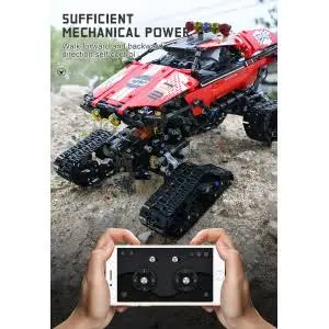 Mould King 18010 RC Explorador Polarkettenfahrzeug