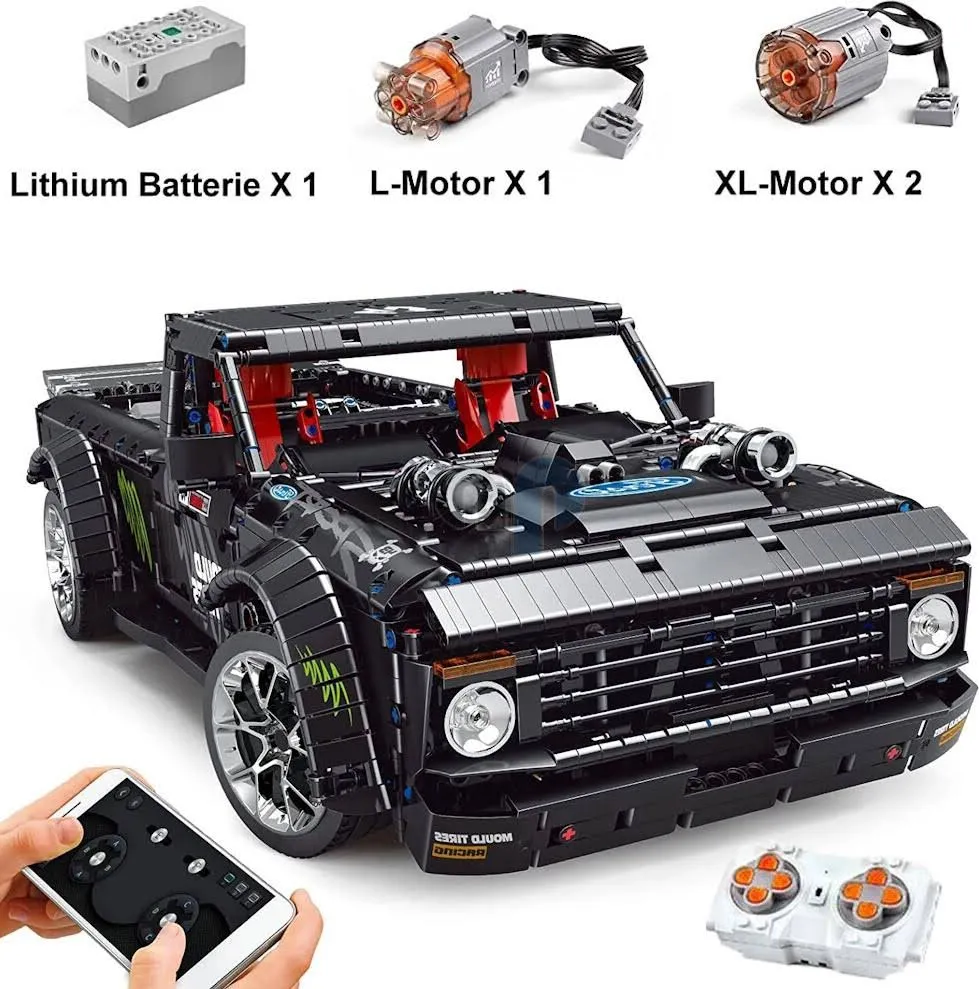 Mould King Pickup Monster Truck Klocki Technic 13082 Zdalnie Sterowane - Klocki na Ceneo.pl