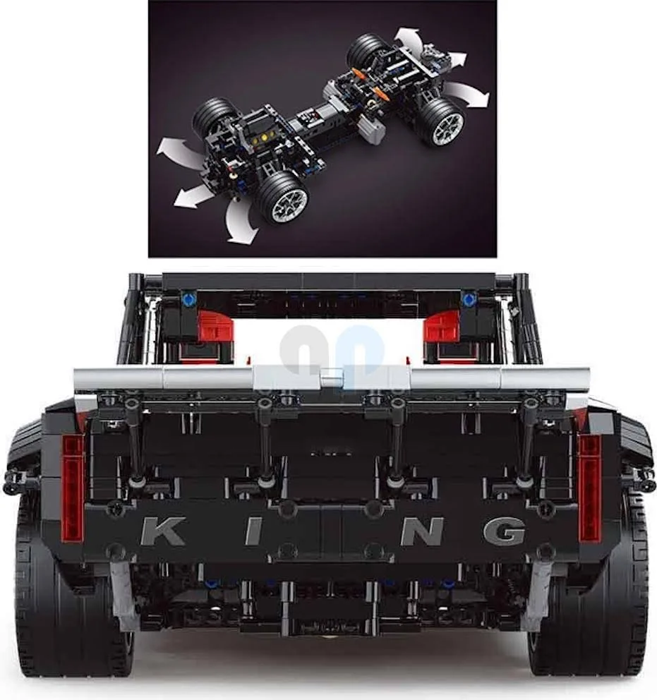 Mould King Pickup Monster Truck Klocki Technic 13082 Zdalnie Sterowane - Klocki na Ceneo.pl