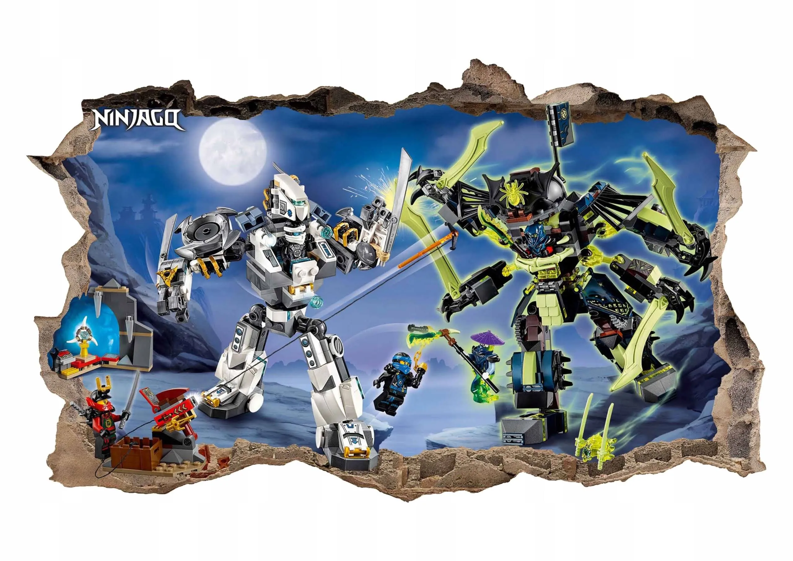 Naklejka Psi Patrol Lego Ninjago Duży wybór