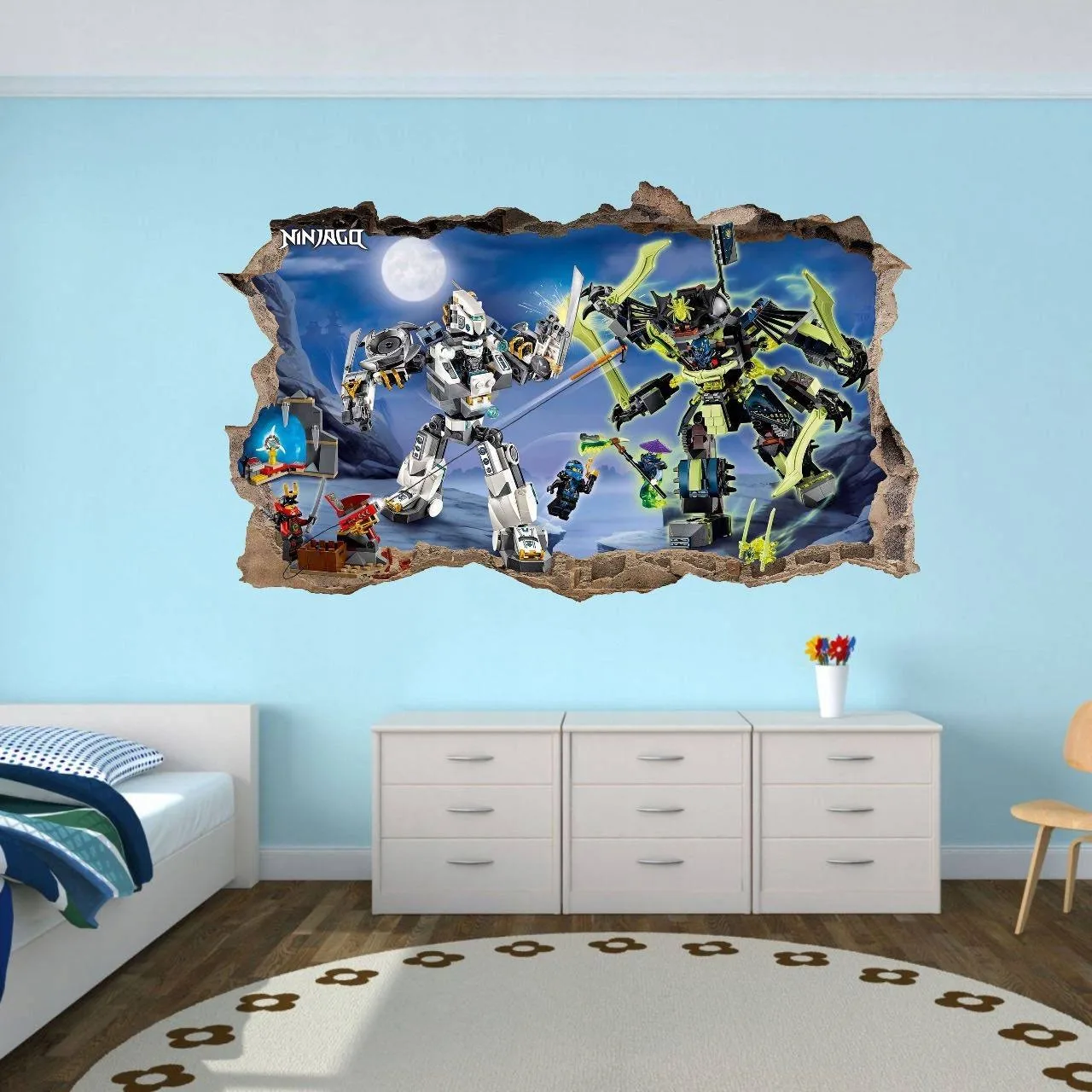 Naklejka Psi Patrol Lego Ninjago Duży wybór