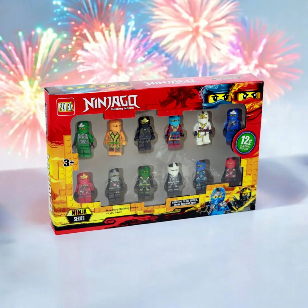 Ninjago Klocki Mini Figurki 12szt Akcesoria Ludziki Zestaw Wojowników
