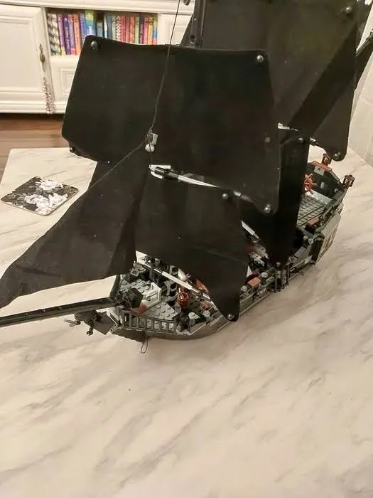 Piraci Statek Piracki Z Karaibów Czarna Perła Duży