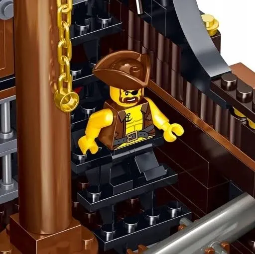 Piraci Statek Piracki Z Karaibów Czarna Perła Duży