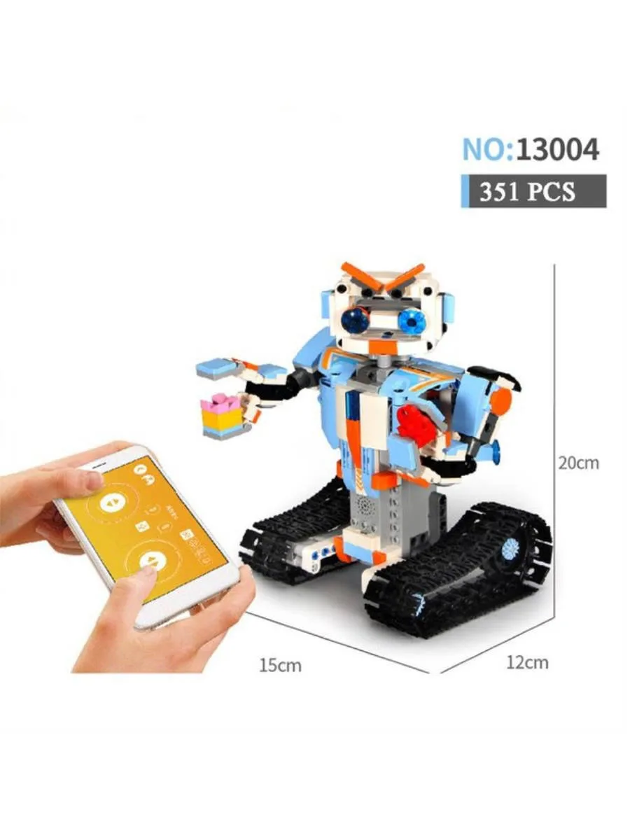 ROBOT sterowany RC aplikacja KLOCKI technic +8