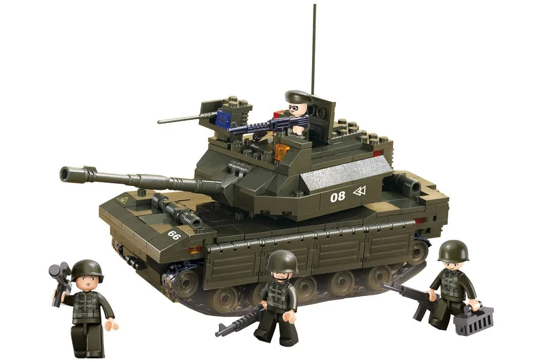 Sluban WWII M38-B0689 Radziecki czołg T-34|85 2w1 / Lego - kompatybiln