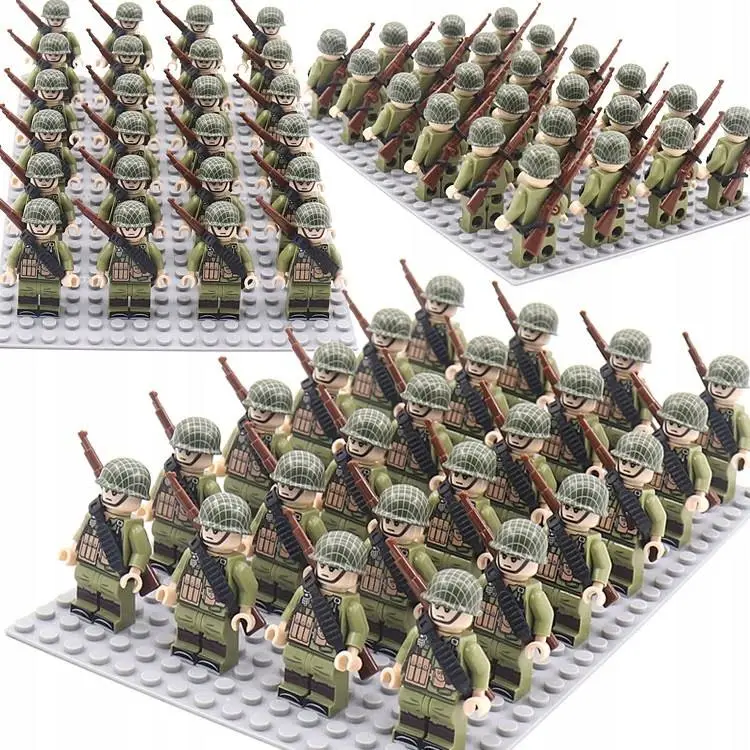 24 szt. Żołnierze armii niemieckiej podczas II wojny światowej Lego