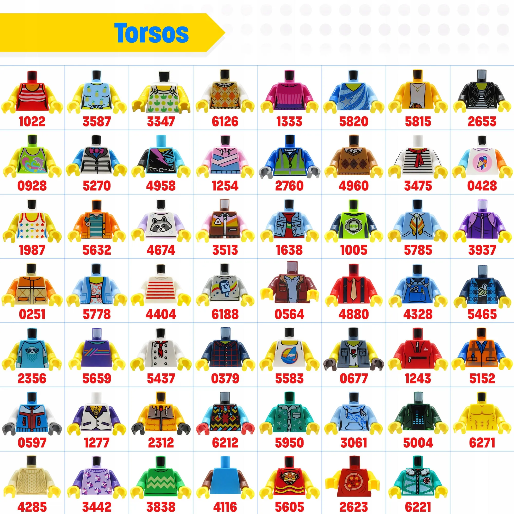 Dziewczyna personalizowana figurka ludzik z części Lego