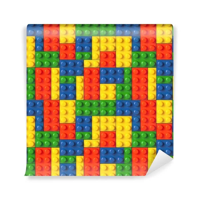 Fototapeta – Kolorowe klocki Lego jako tło – Fototapety na wymiar – Pixers