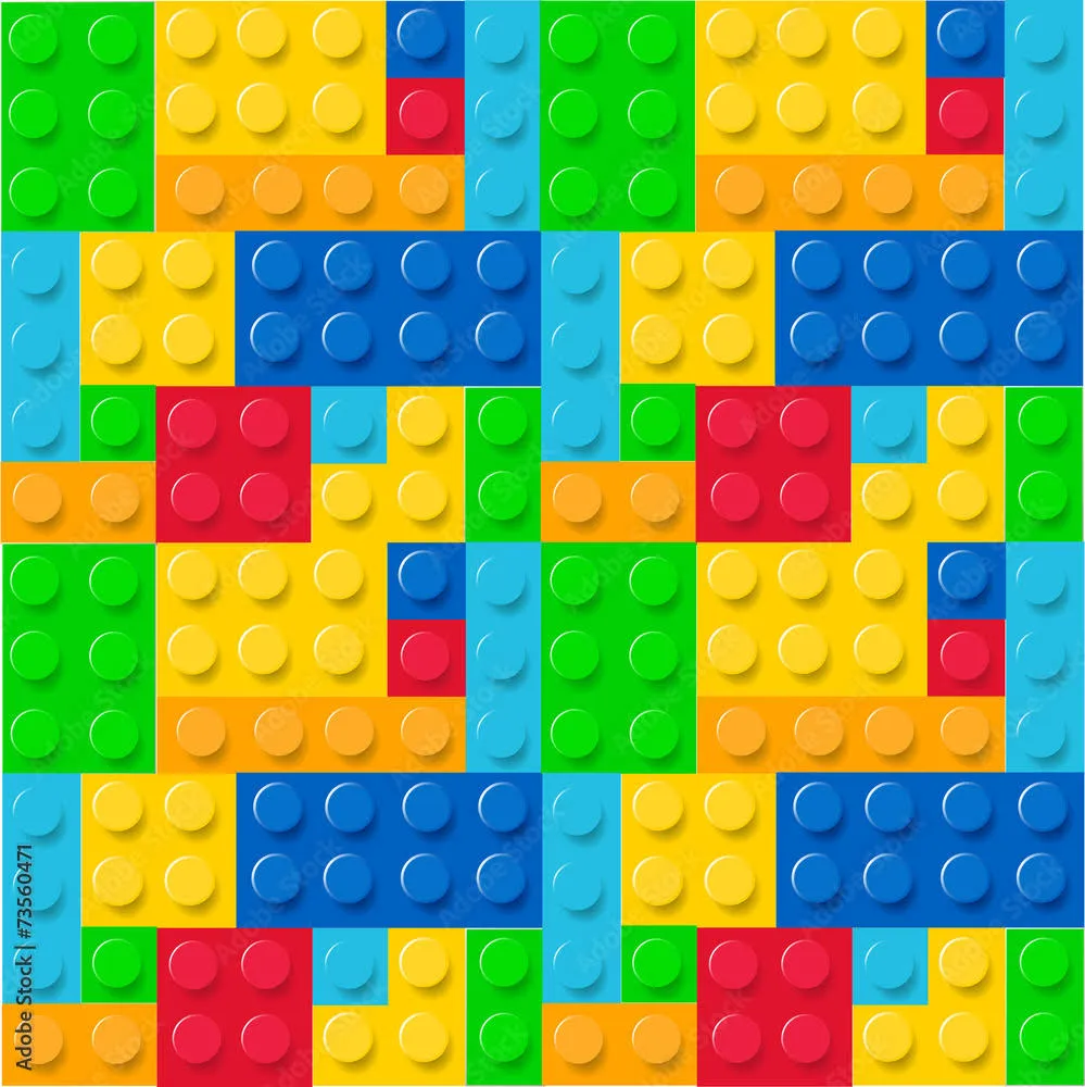 Tapeta Kolorowe klocki lego