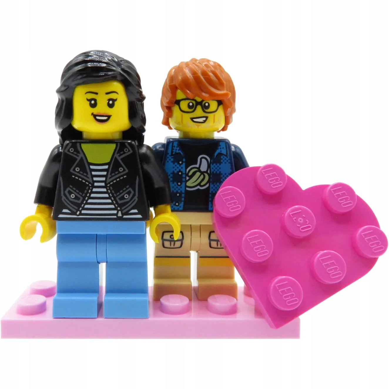 Zakochana para Personalizowane figurki ludziki z części Lego