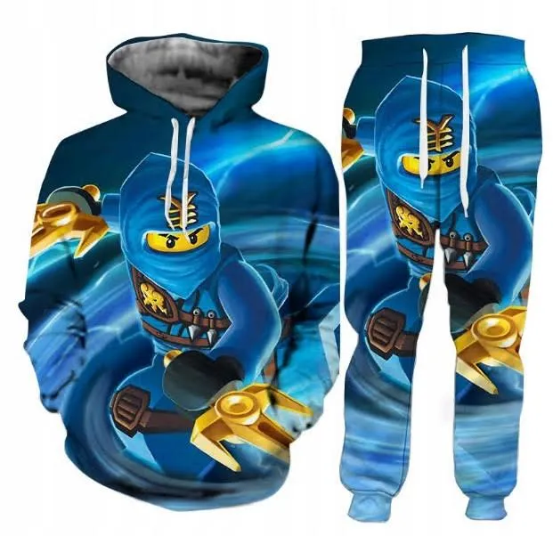 Dres 3D Ninjago Bluza Spodnie Rozmiary