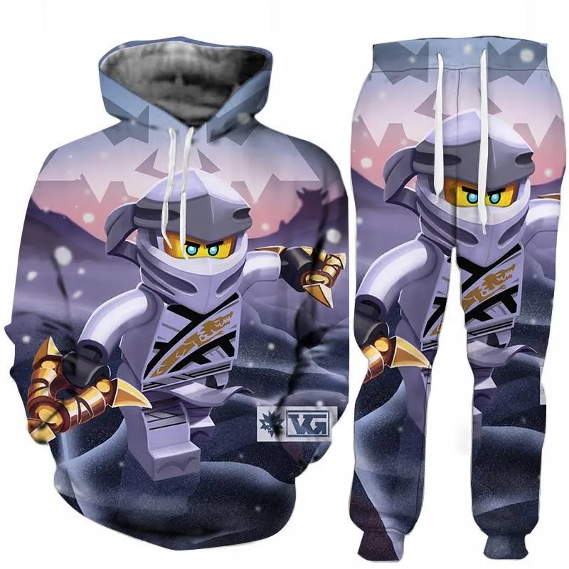 Dres 3D Ninjago Bluza Spodnie Rozmiary