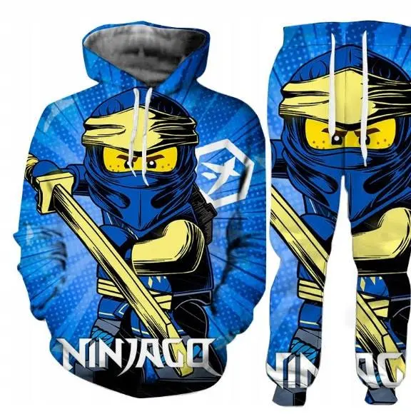Dres 3D Ninjago Bluza Spodnie Rozmiary