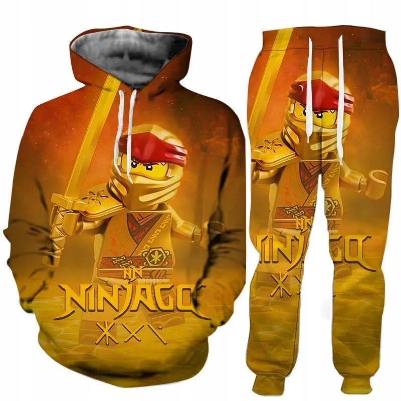 Dres 3D Ninjago Bluza Spodnie Rozmiary