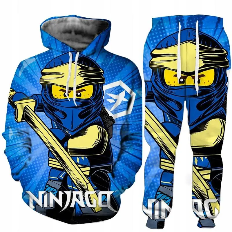 Dres 3D Ninjago Jay Bluza Spodnie Rozmiary a