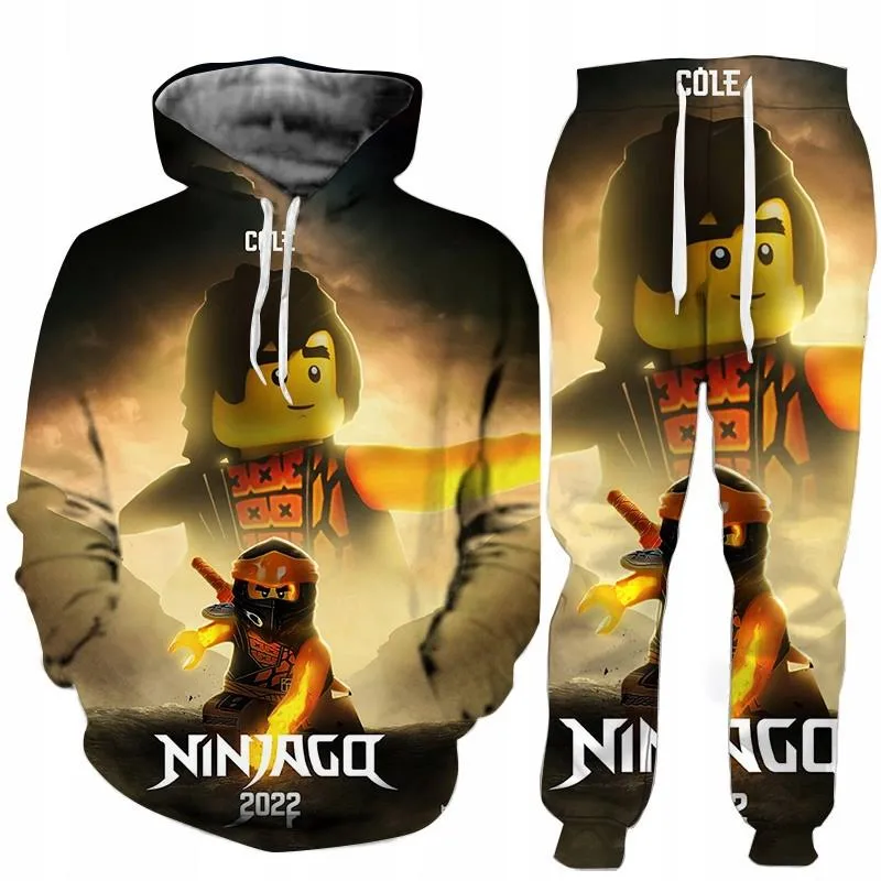 Dres 3D Ninjago Jay Bluza Spodnie Rozmiary bd