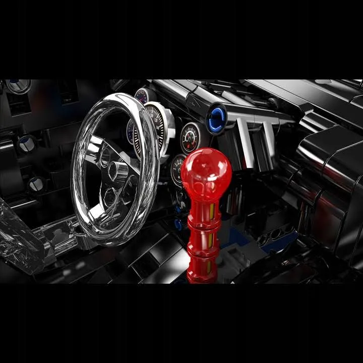 Klocki Mould King 13108 Ford Mustang Hoonicorn V2