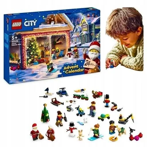 Lego City Kalendarz Adwentowy 60436 2024 Figurki Zestaw XXL