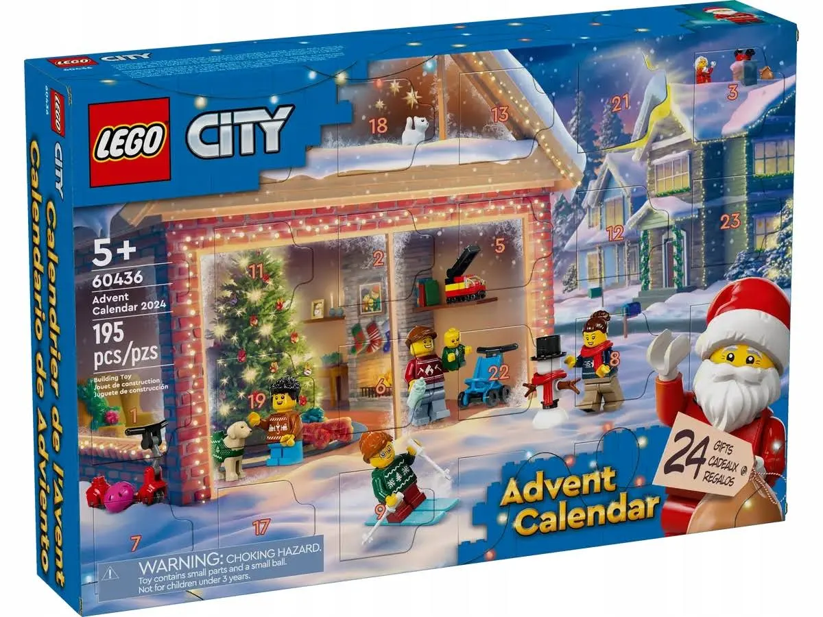 Lego City Kalendarz Adwentowy 60436 2024 Figurki Zestaw XXL