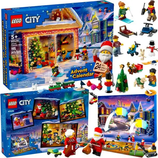 Lego City Kalendarz Adwentowy 60436 2024 Figurki Zestaw XXL
