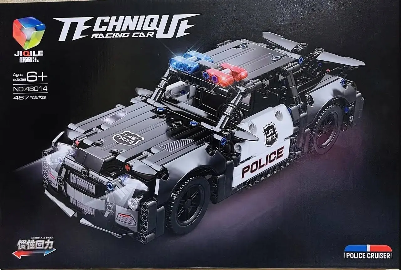 Mould King Klocki Policja Mustang Do Złożenia Radiowóz Zestaw Klocków Konstrukcyjnych - Klocki na Ceneo.pl