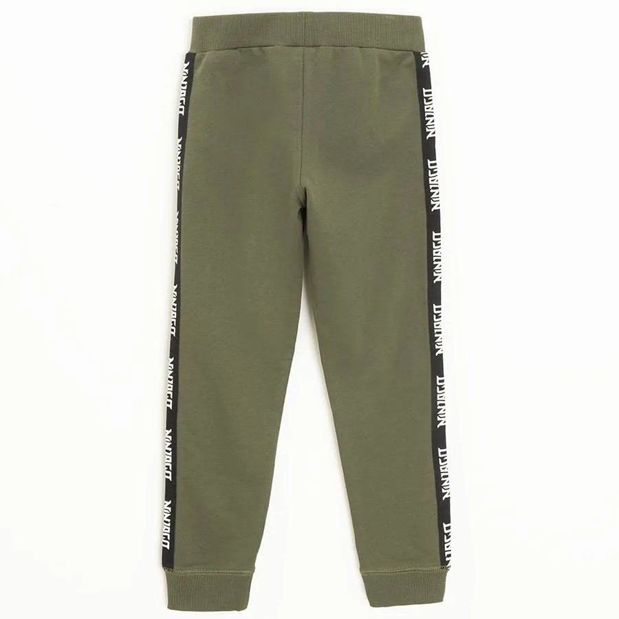 Spodnie dresowe chłopięce, khaki, LEGO Ninjago - 98 - Smyk