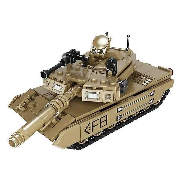 KLOCKI czołg 406 elementów do składania instrukcja