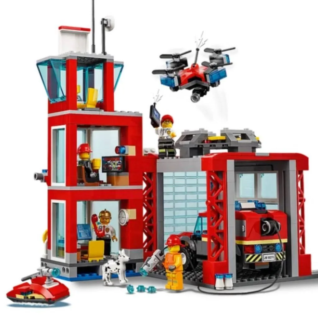 LEGO City 60215 Remiza Strażacka Straż Pożarna